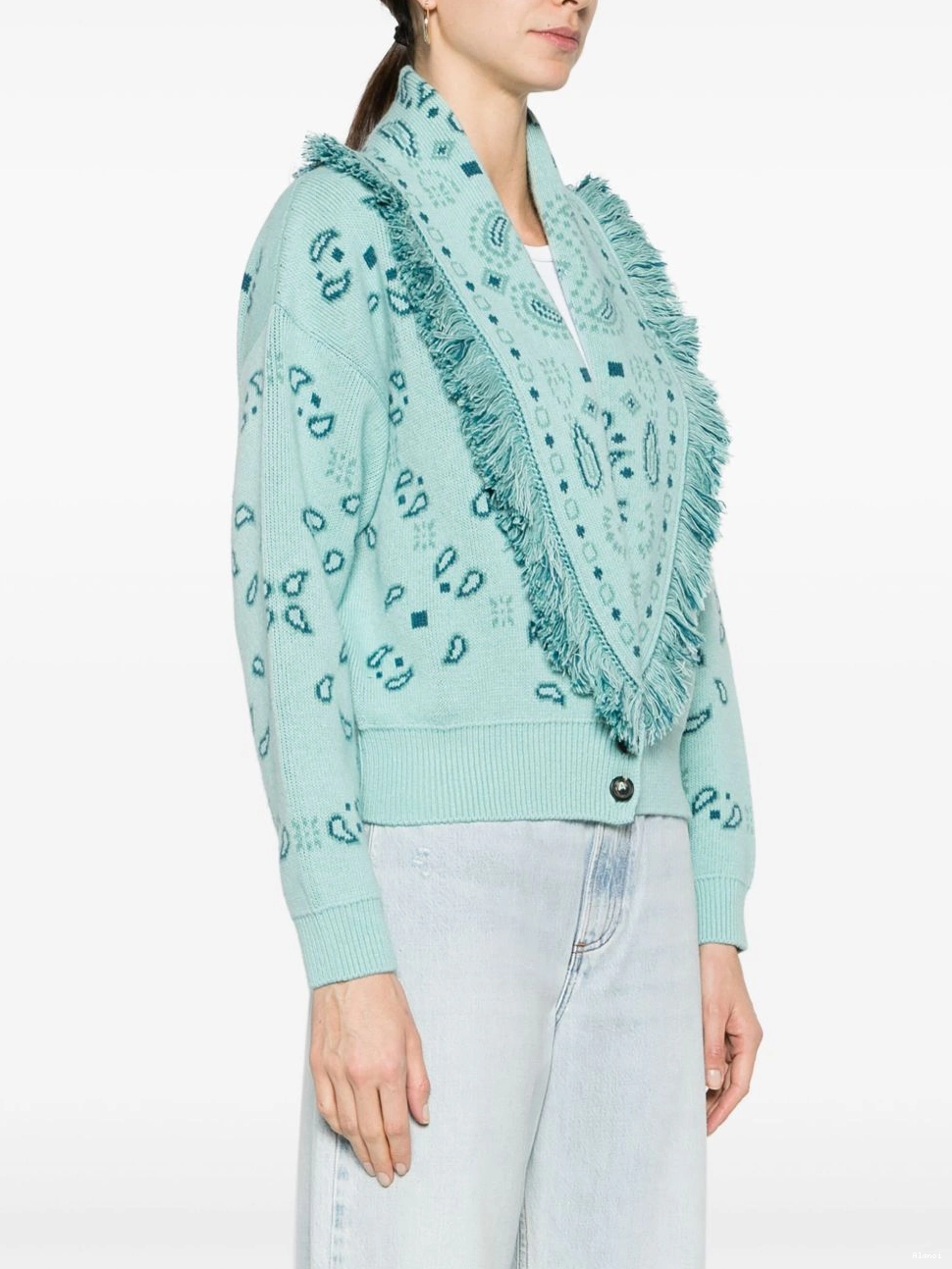 Affordable bandana-jacquard Alanui cardigan bomber Women 0819